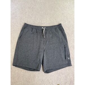 Vuori Sunday Performance Shorts Mens XXL Heather Grey Gym Workout